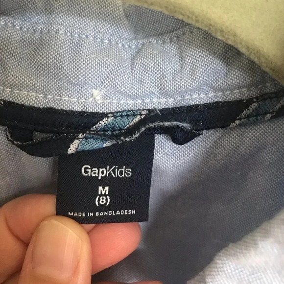 Gap Kids Cotton Chambray button down - Picture 3 of 5
